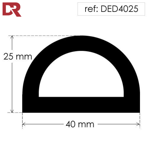 Hollow D Rubber Fender 