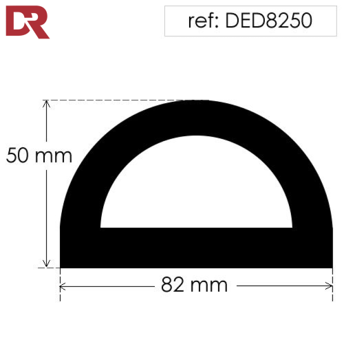 Hollow D Rubber Fender