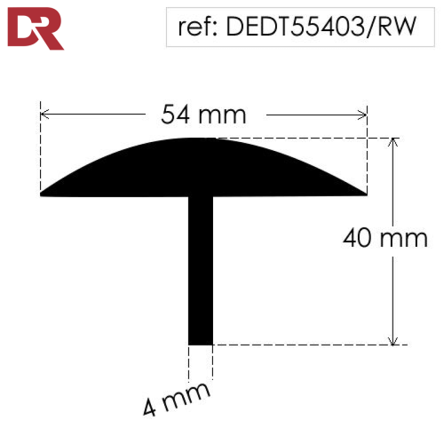 Rubber T Section